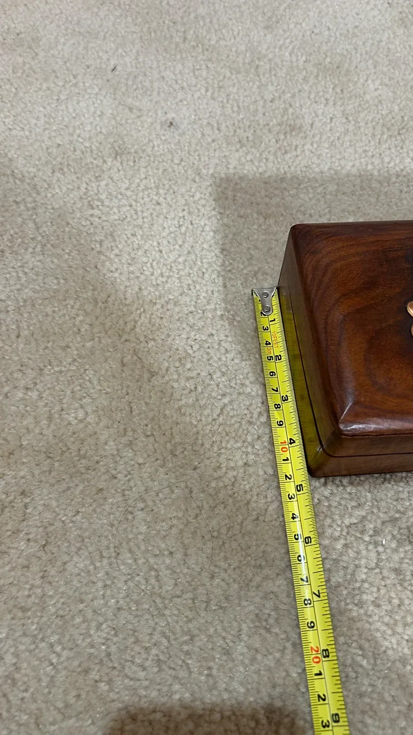 New Wooden Box with Floral Inlay image indicator(3)