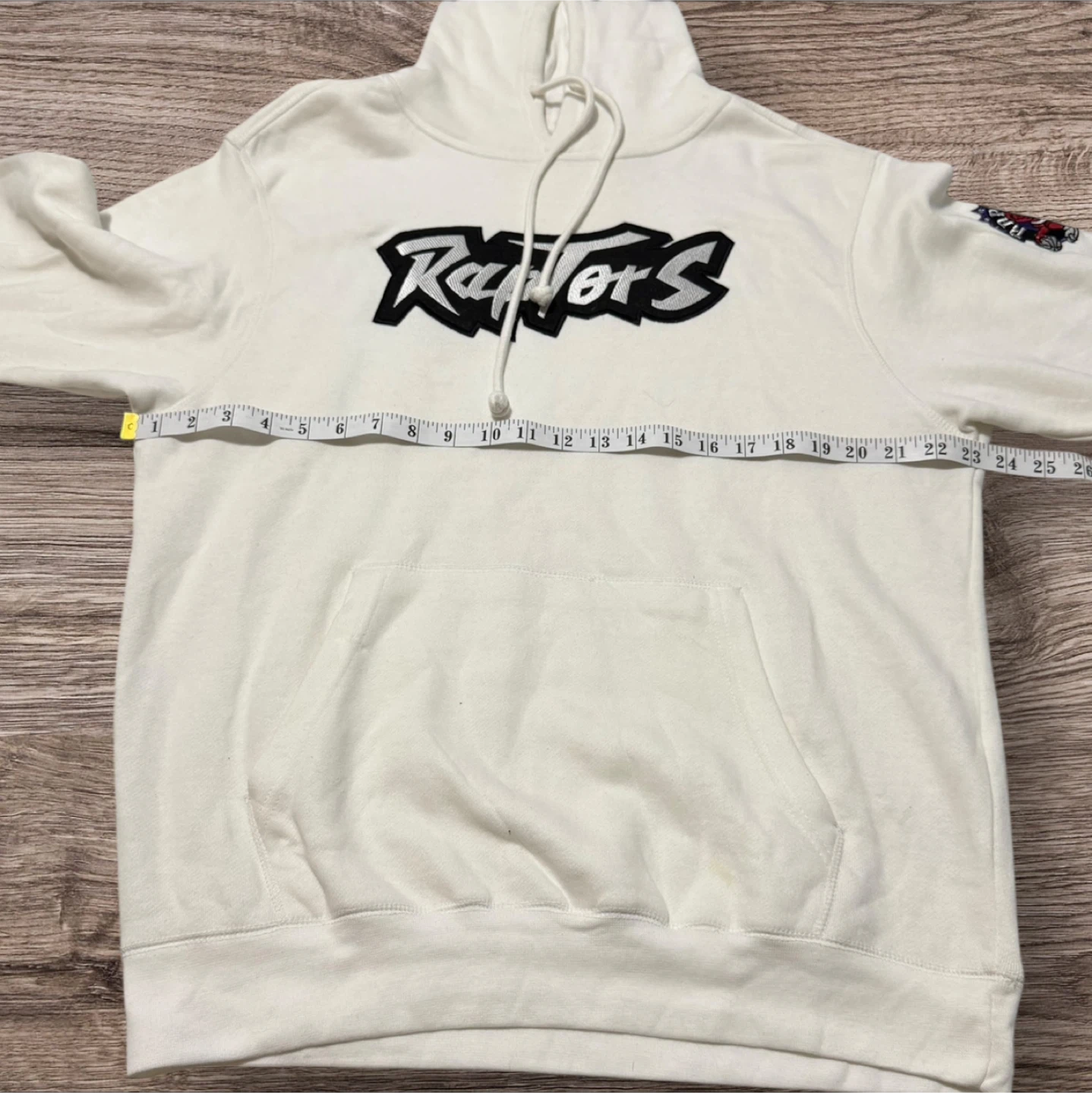 Toronto Raptors White Hoodie Sz Large - photo 3
