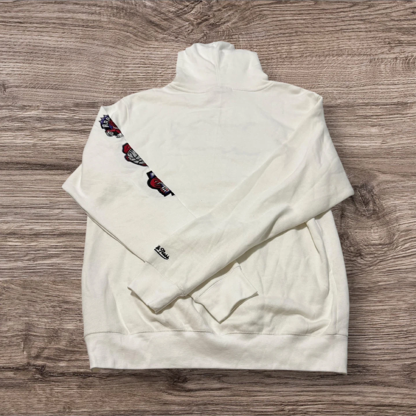Toronto Raptors White Hoodie Sz Large - photo 4