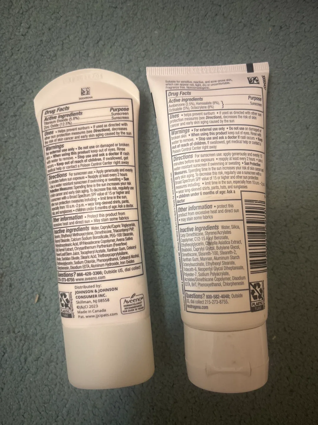 Aveeno & Neutrogena Moisturizer Sunscreen Bundle image indicator(2)