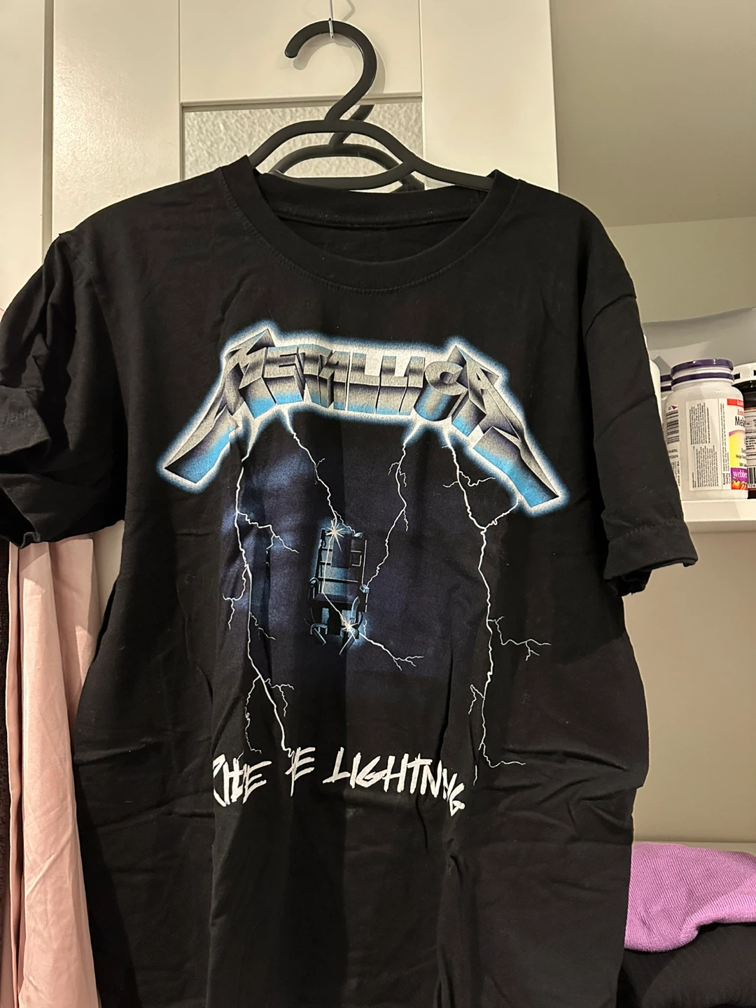 Metallica Ride The Lightning Black T-Shirt - photo 2