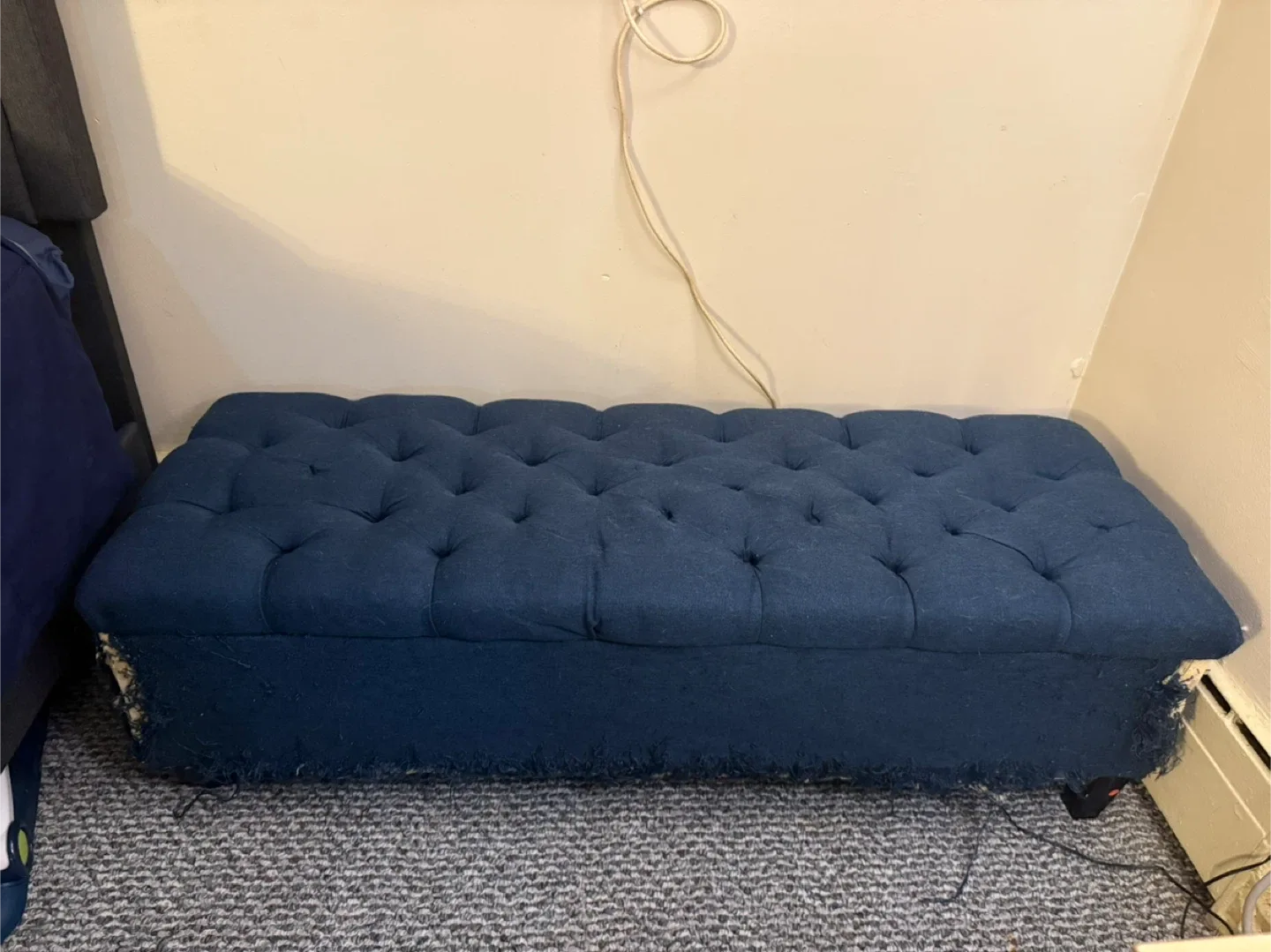 Storage Ottoman - Dark Blue image indicator(2)