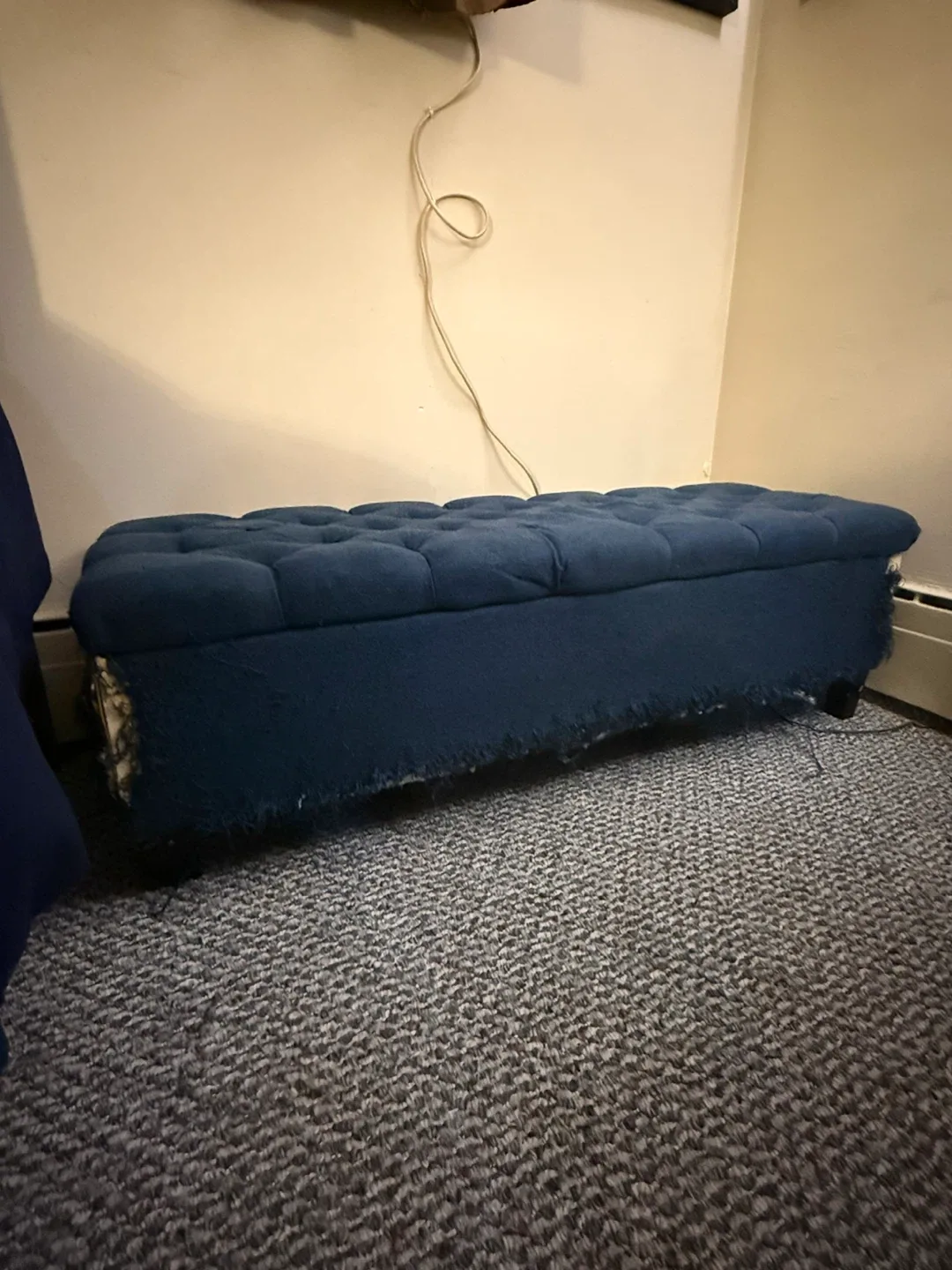 Storage Ottoman - Dark Blue image indicator(3)