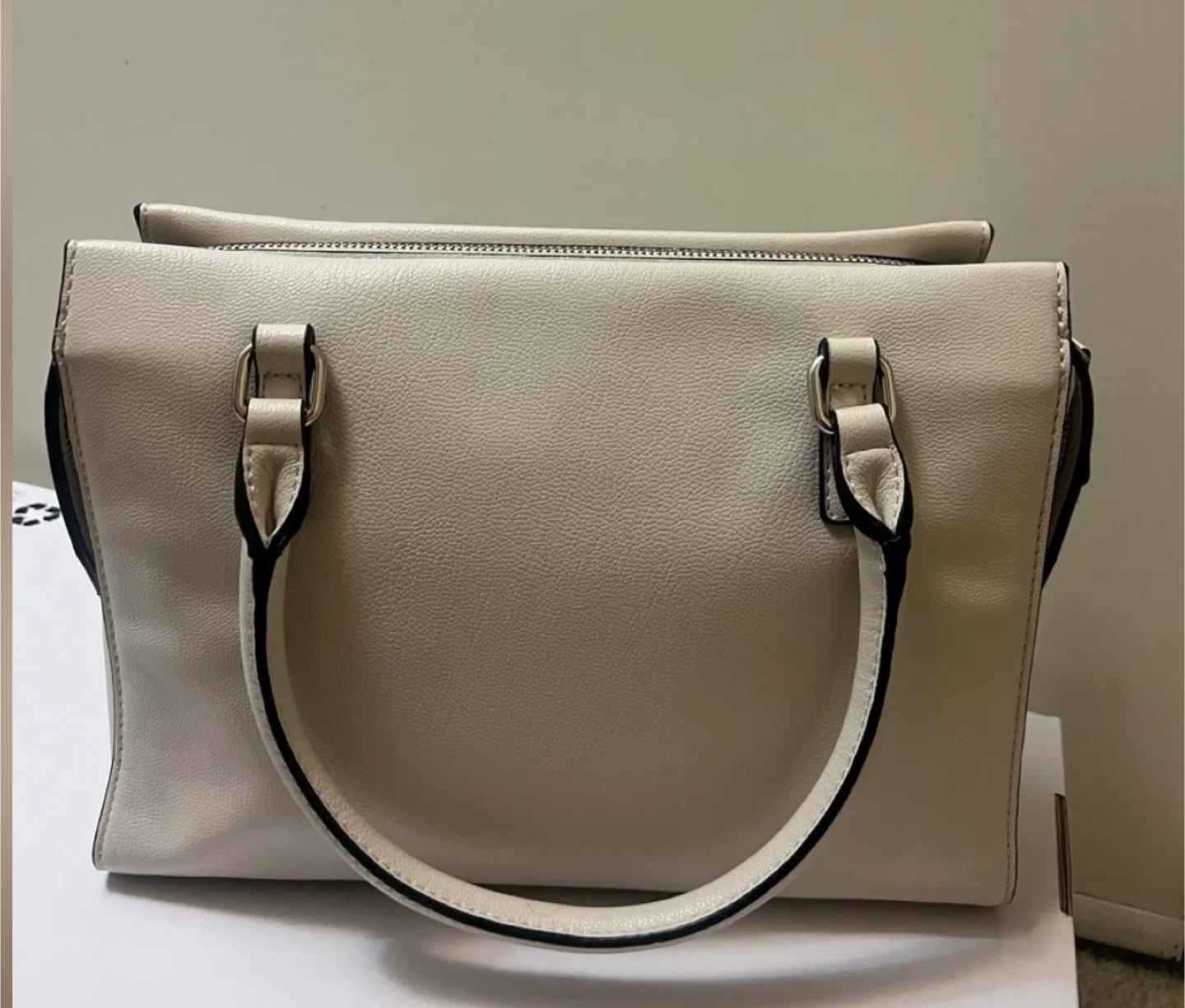 Steve Madden Satchel Bag - Cream image indicator(3)