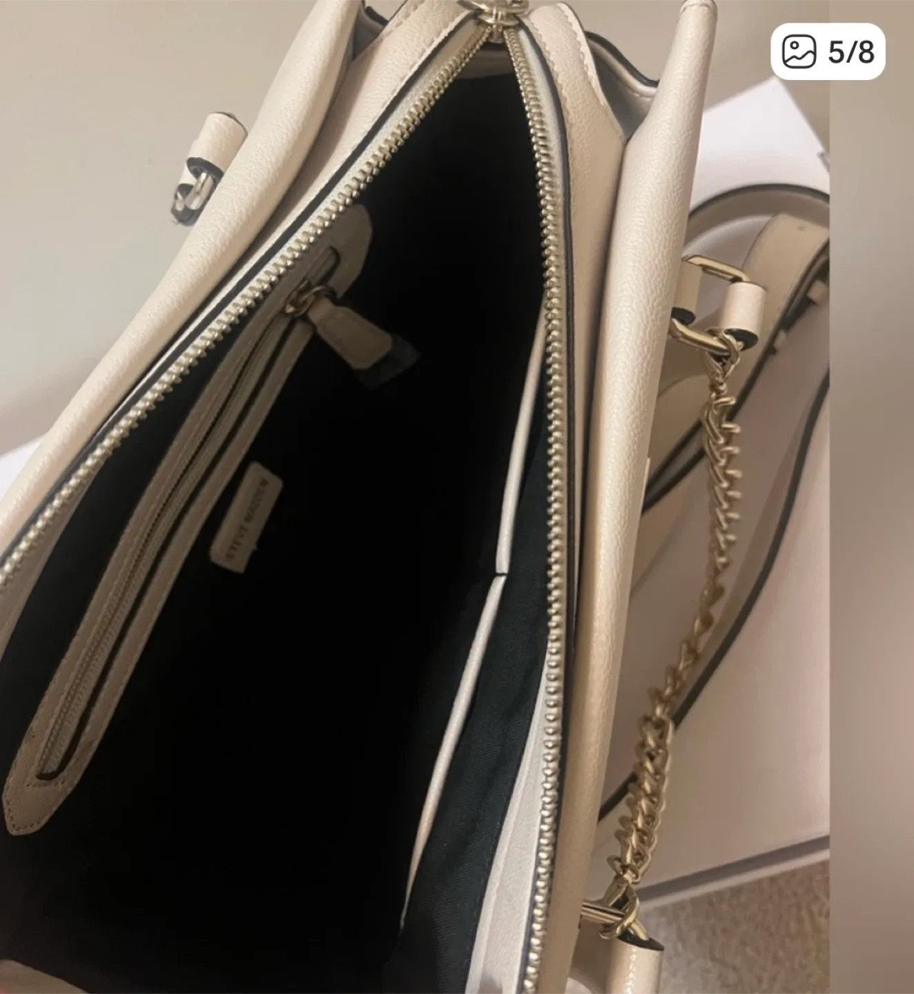 Steve Madden Satchel Bag - Cream image indicator(2)