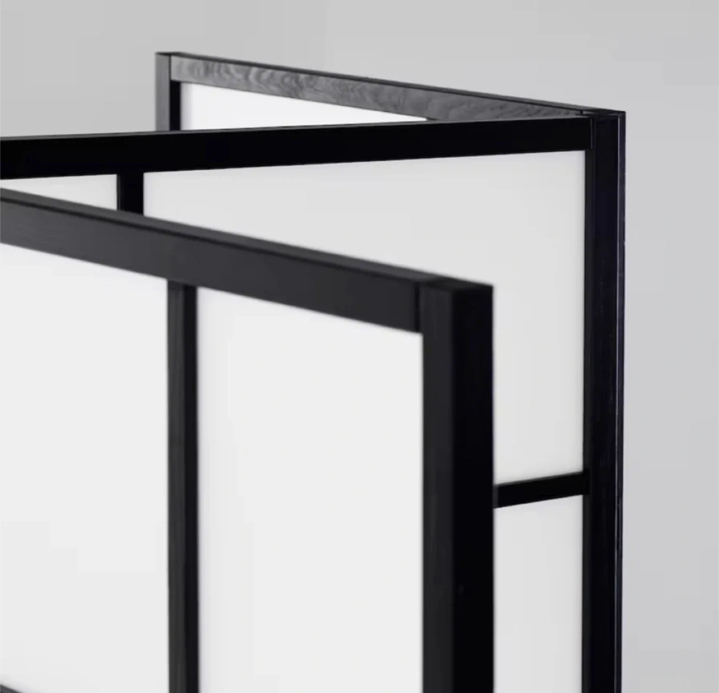 IKEA RISÖR Room Divider - White/Black image indicator(3)