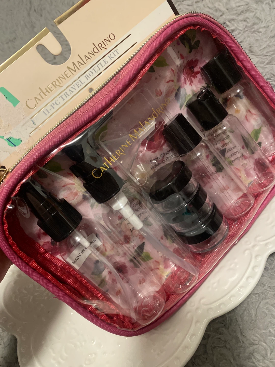 Catherine Malandrino 11-Piece Travel Bottle Kit - photo 2