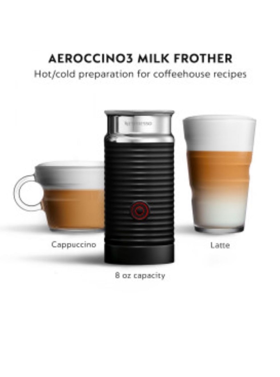 Brand New Nespresso Coffee Machine w/ Aeroccino Milk Frother - photo 2