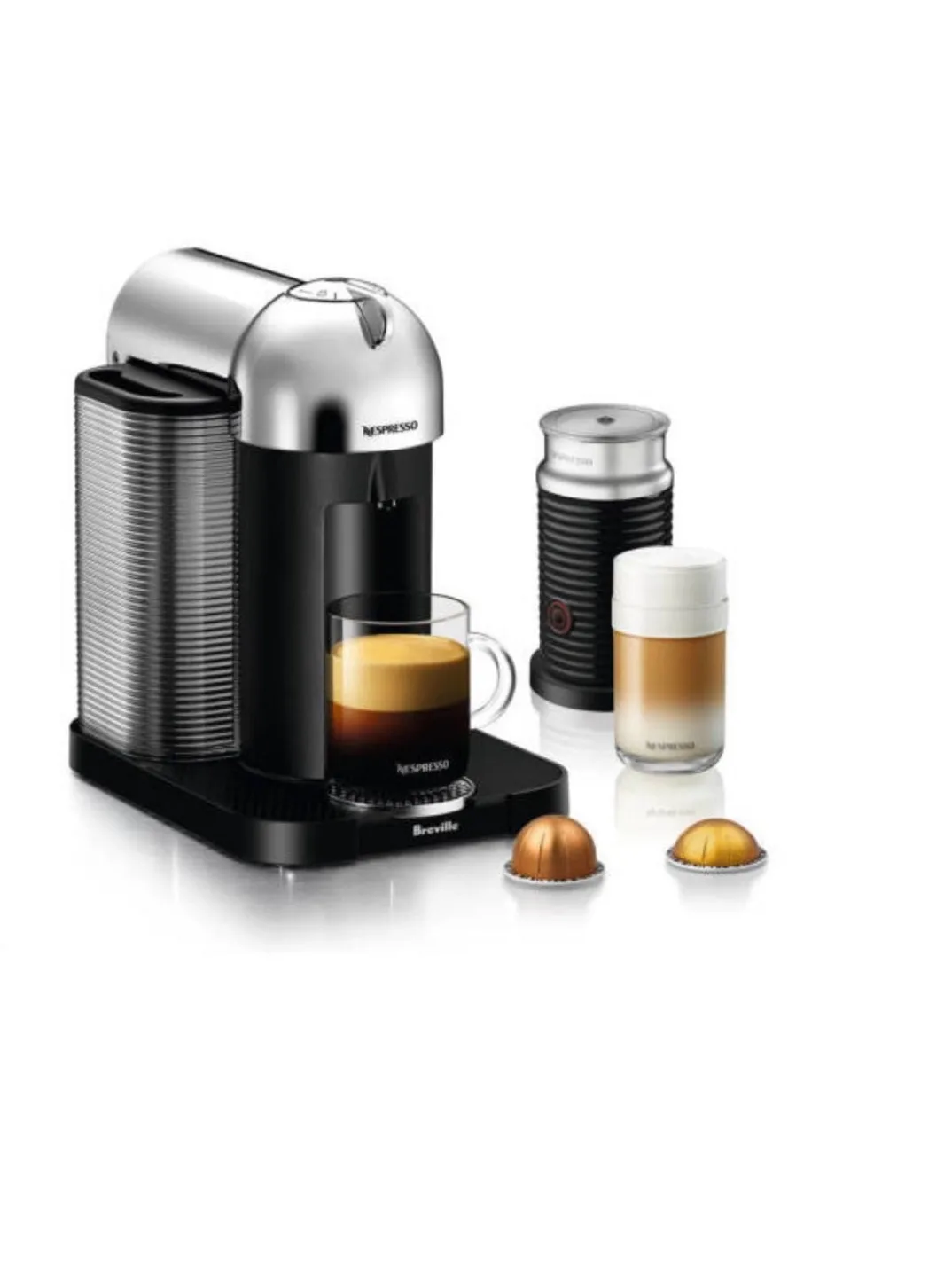 Brand New Nespresso Coffee Machine w/ Aeroccino Milk Frother thumbnail