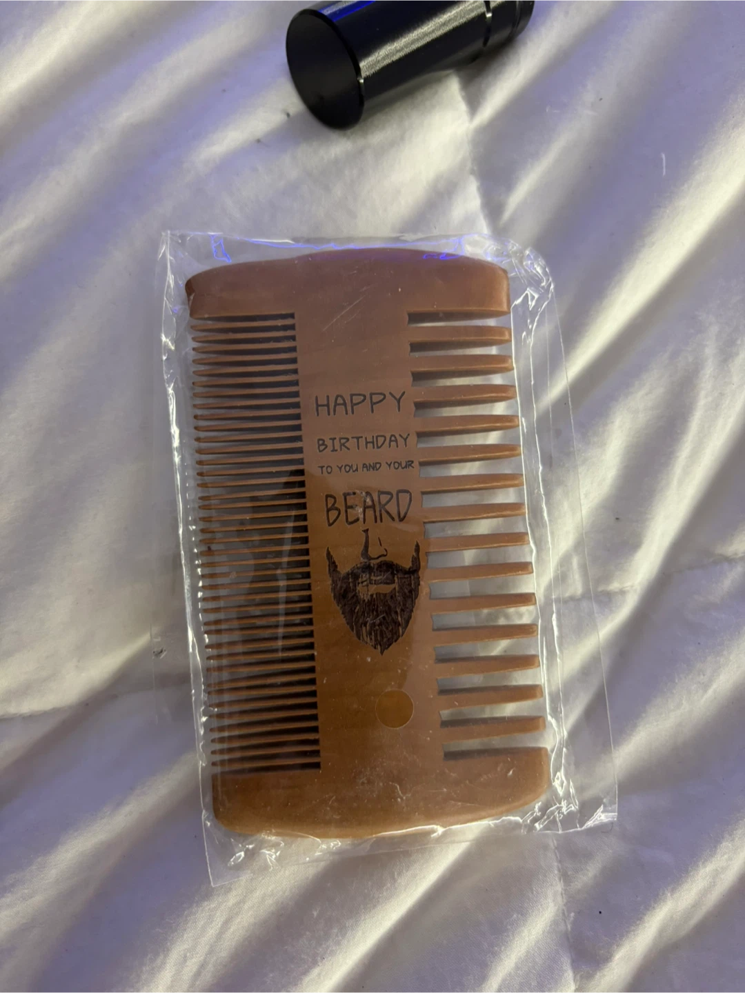Beard Comb - Happy Birthday to You and Your Beard!