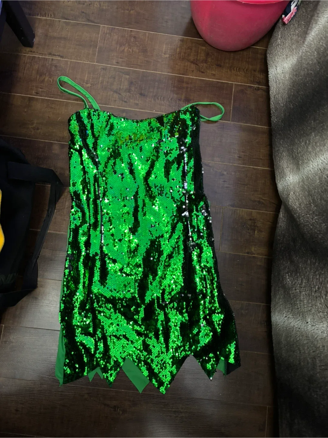 Green Sequin Dress thumbnail