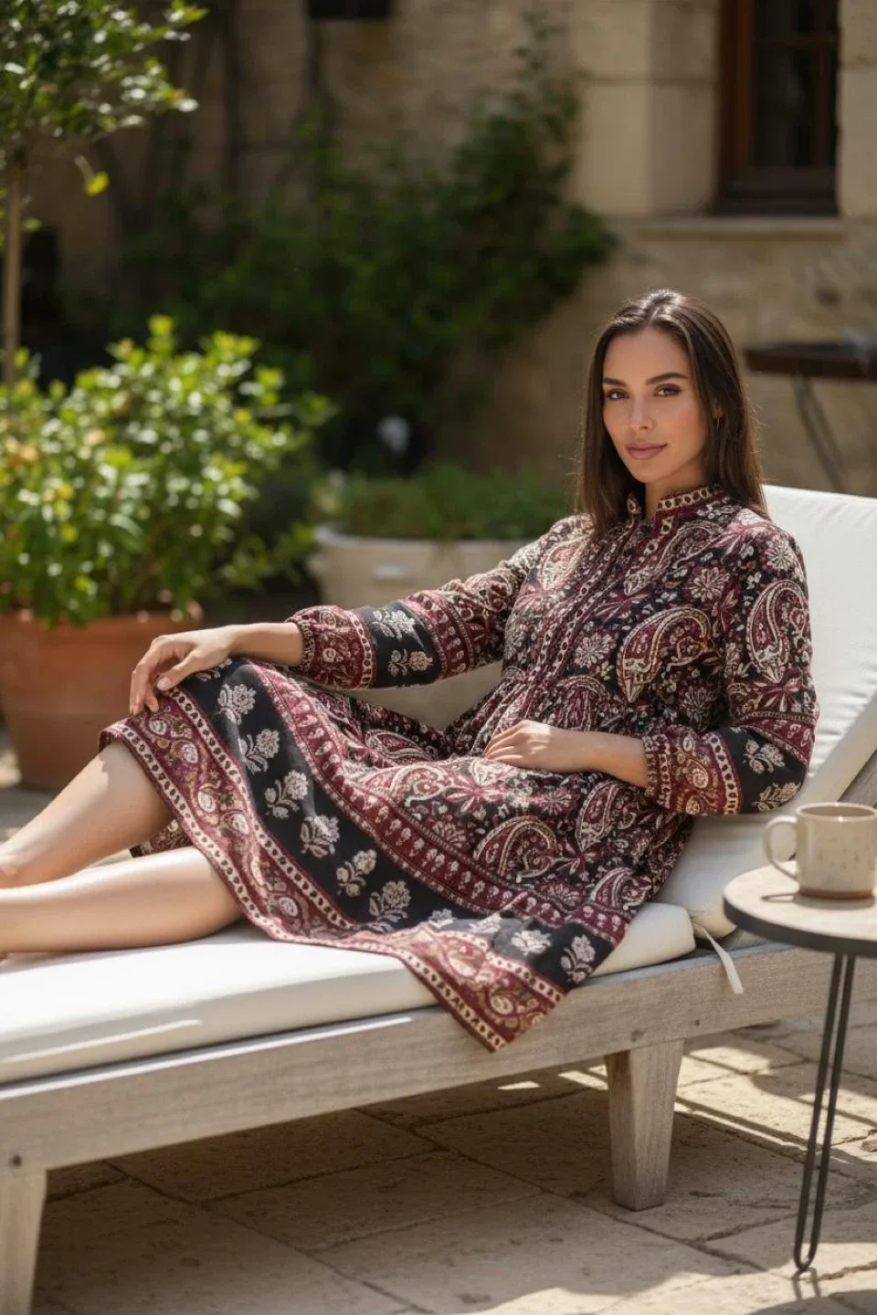 Paisley Print Dress image indicator(2)