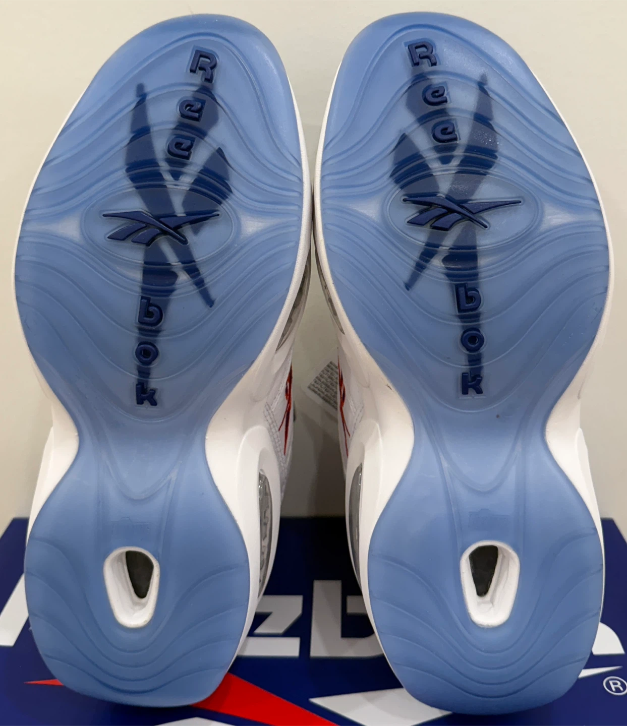 Reebok Question Mid Blue Toe – Allen Iverson Shoes – $150 OBO - photo 2