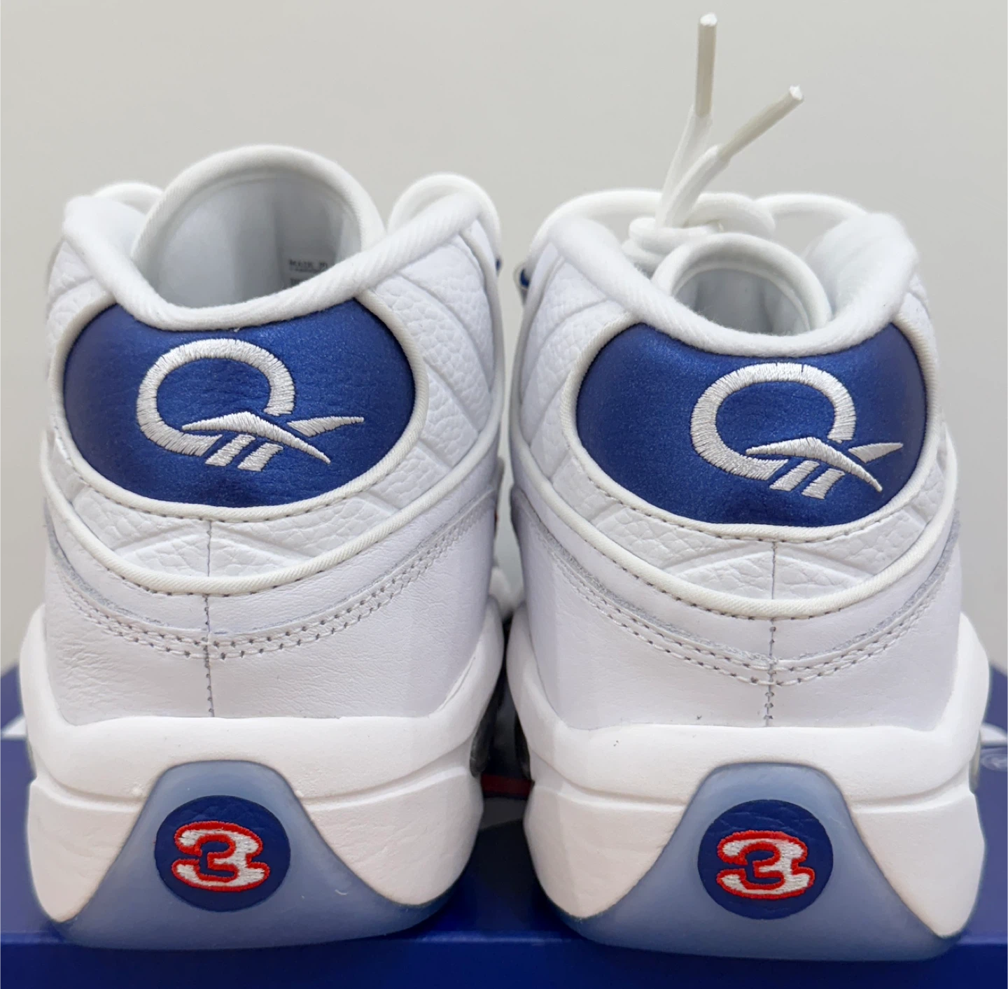 Reebok Question Mid Blue Toe – Allen Iverson Shoes – $150 OBO - photo 4