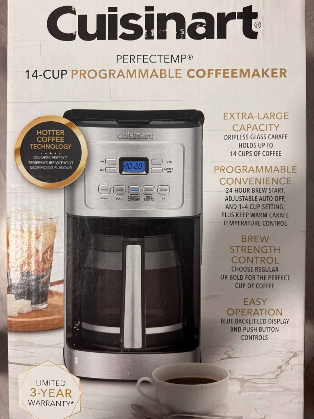 Cuisinart Perfectemp 14-Cup Programmable Coffeemaker thumbnail