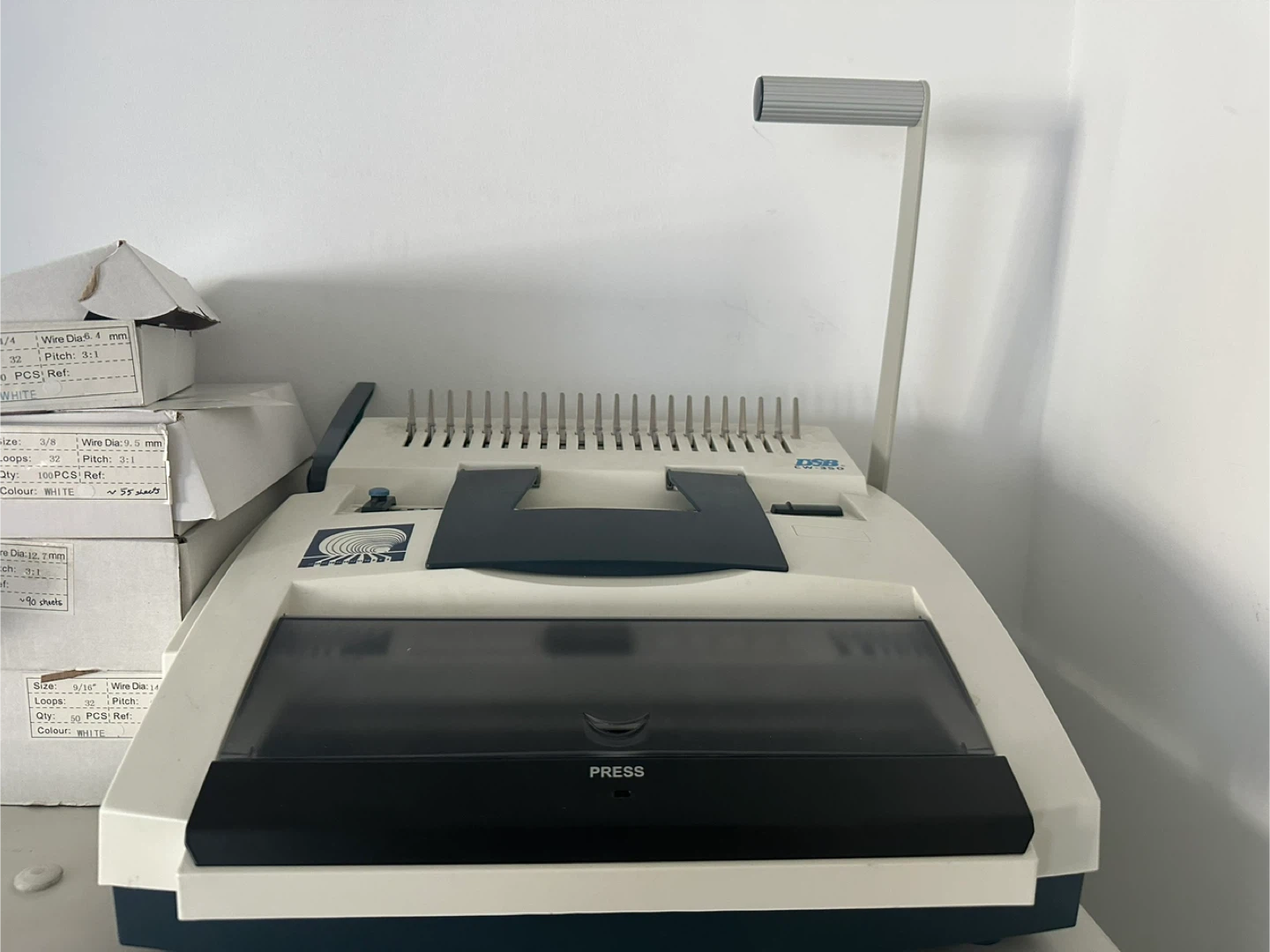 DSB CW350 Comb & Wire Binding Machine + Supplies 🌀 - photo 2