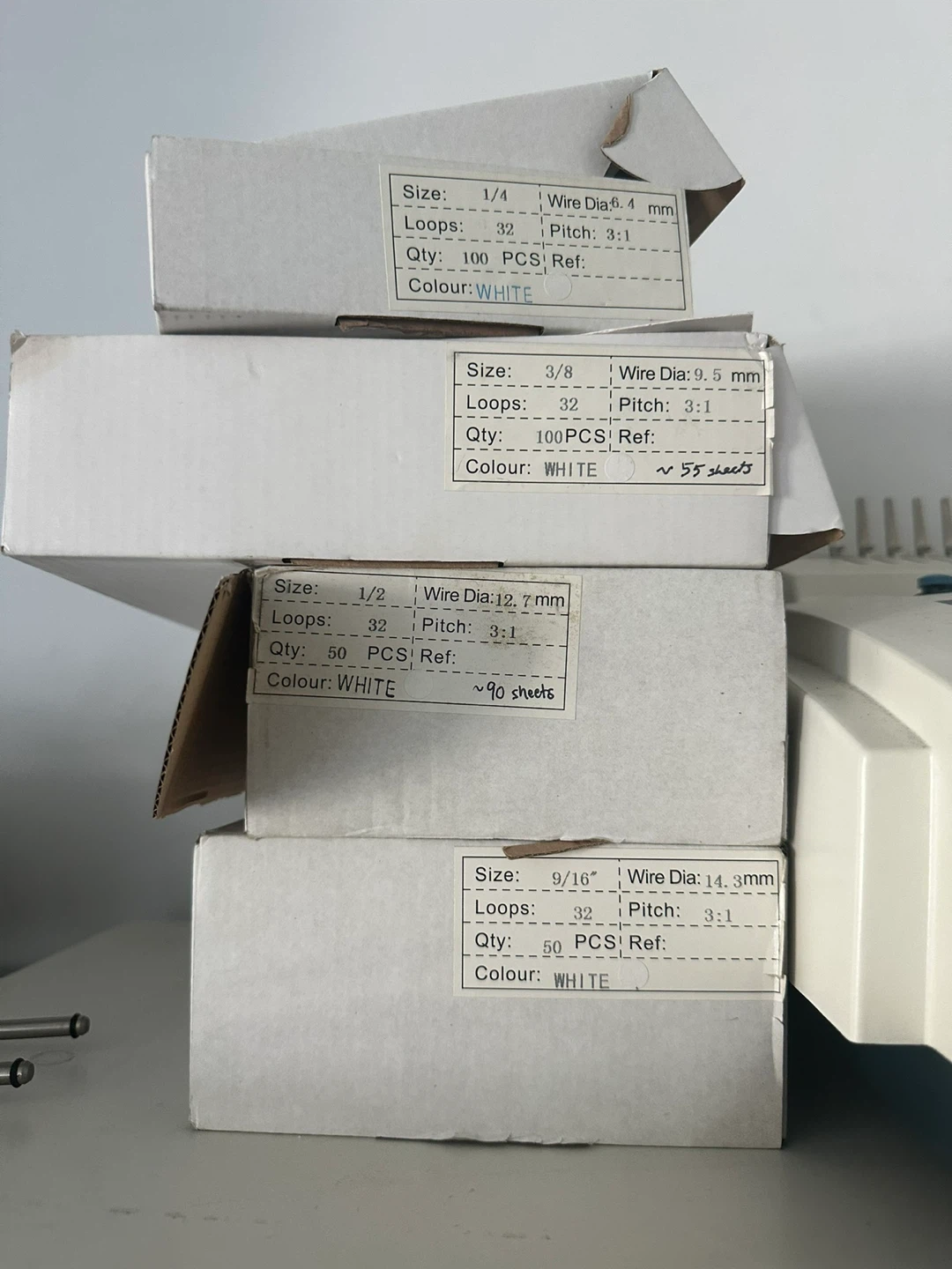DSB CW350 Comb & Wire Binding Machine + Supplies 🌀 - photo 4