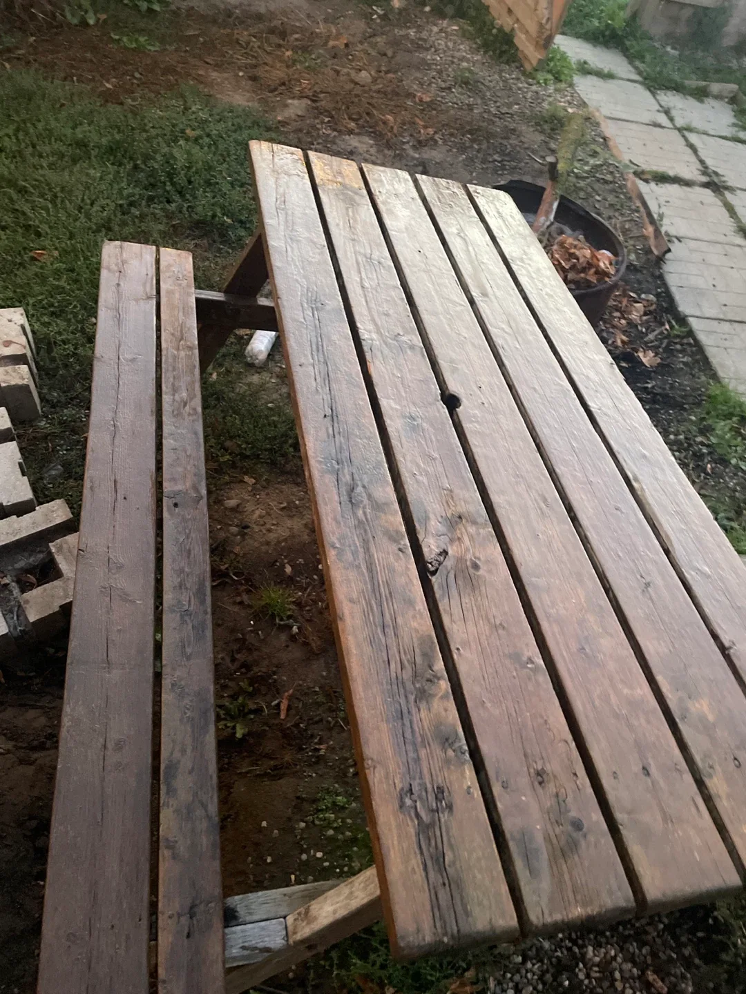 Wooden Picnic Table thumbnail
