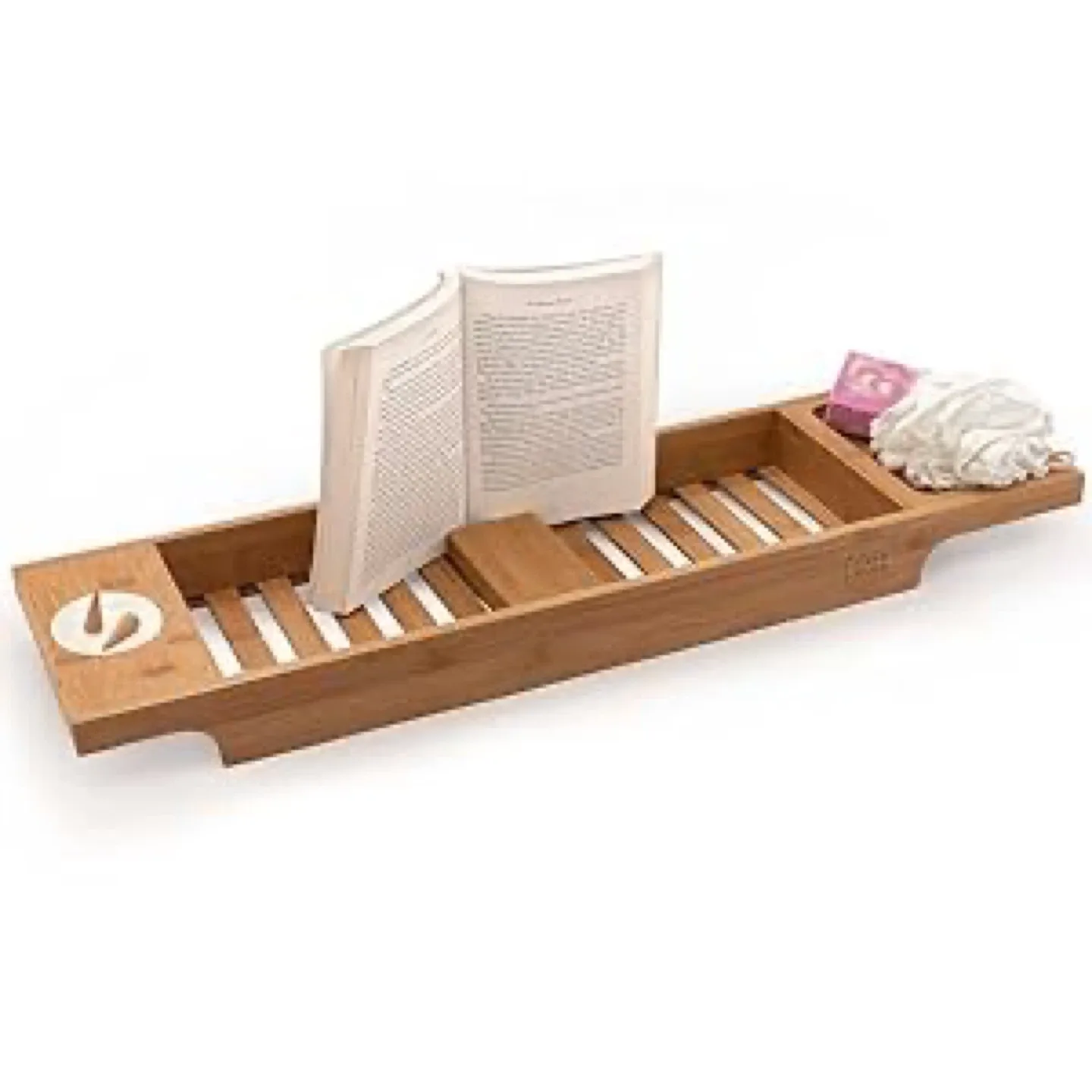 Bambusi Bamboo Bathtub Caddy Tray thumbnail