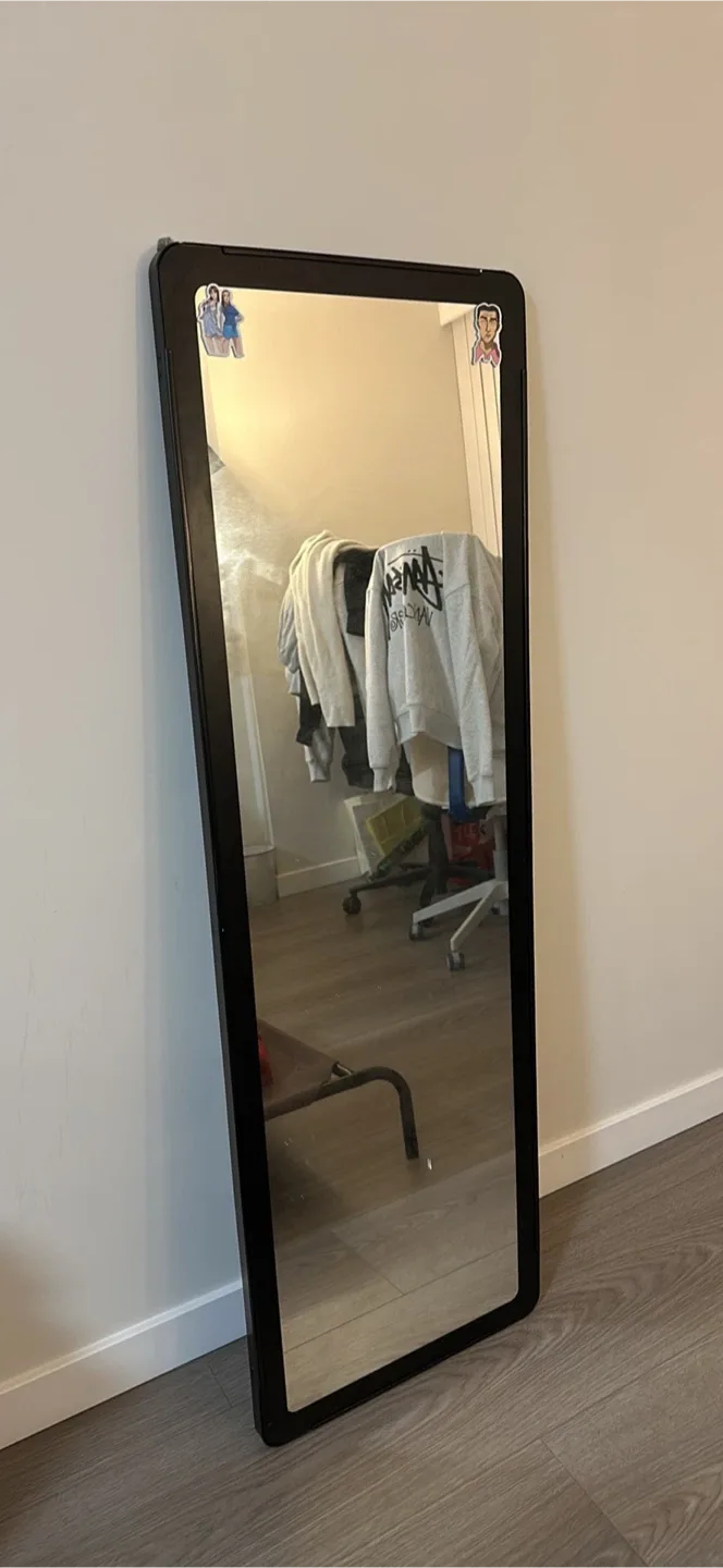 Full Length Black Framed Mirror thumbnail