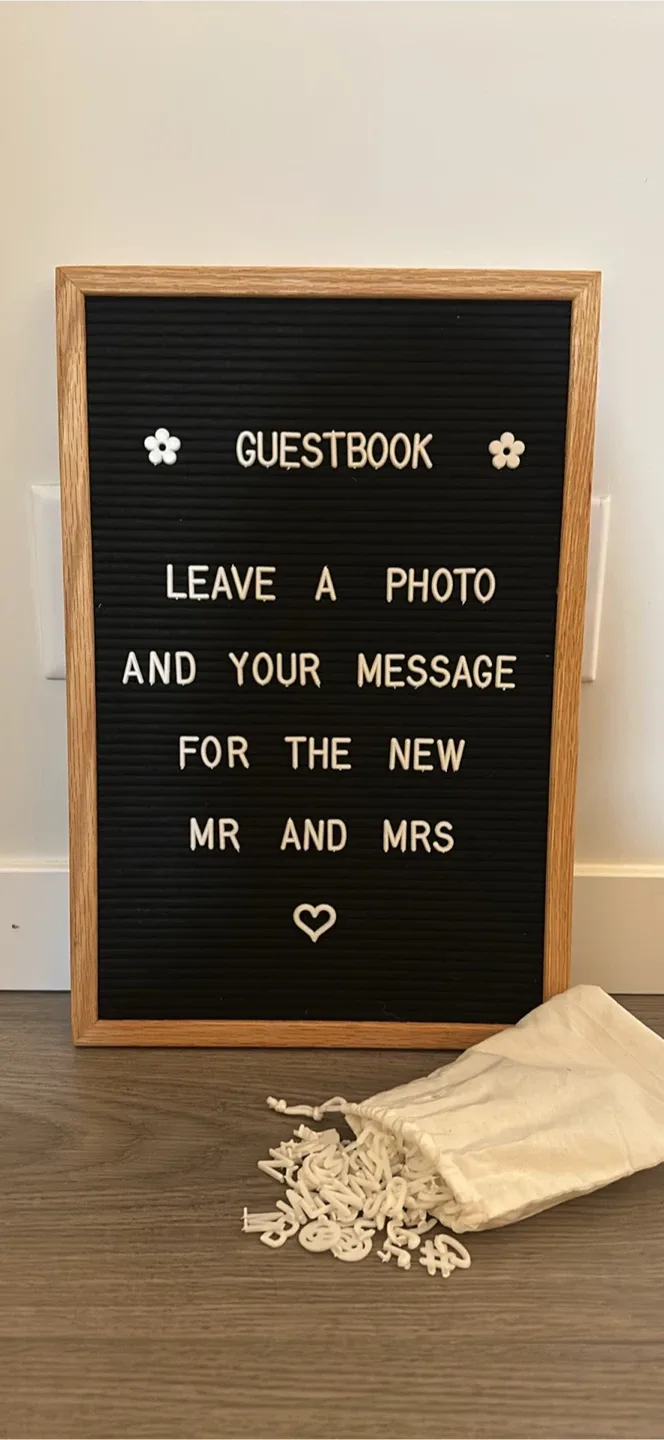 Guestbook Letter Board thumbnail