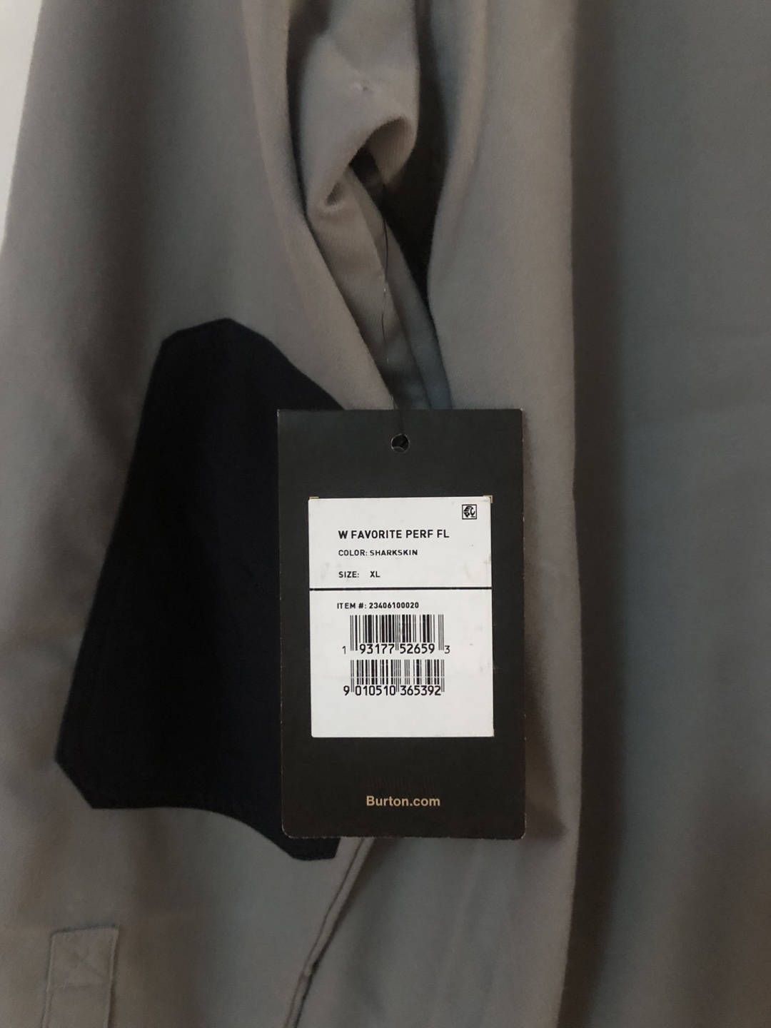 Brand 🆕 Burton W Favorite Perf FL Shirt - XL - Sharkskin - photo 5