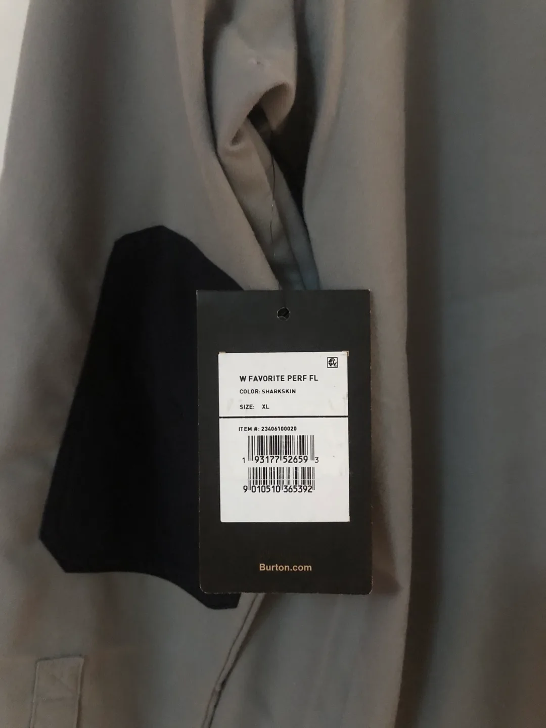 Burton W Favorite Perf FL Shirt - XL - Sharkskin image indicator(5)