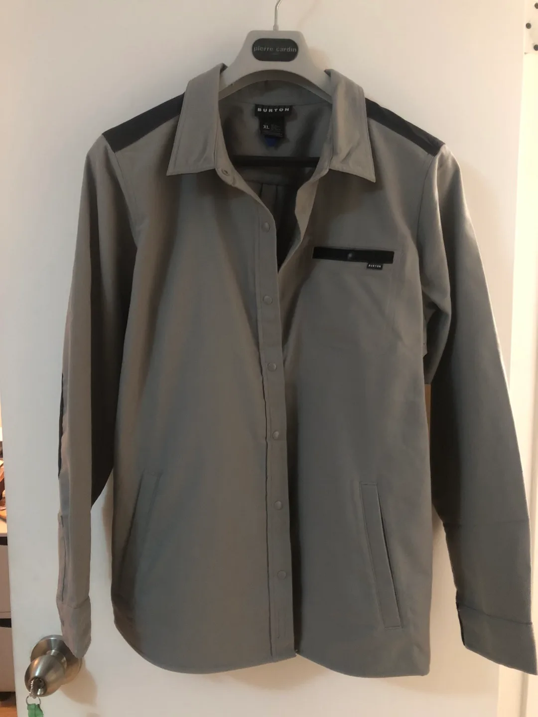 Burton W Favorite Perf FL Shirt - XL - Sharkskin thumbnail