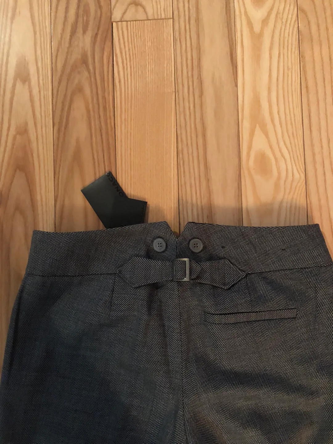 Club Monaco Herringbone Pants Size 2 image indicator(3)