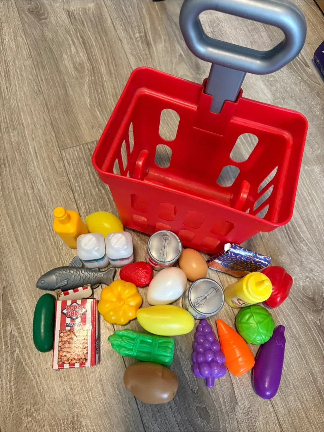 Kids Pretend Play Food & Shopping Cart image indicator(2)