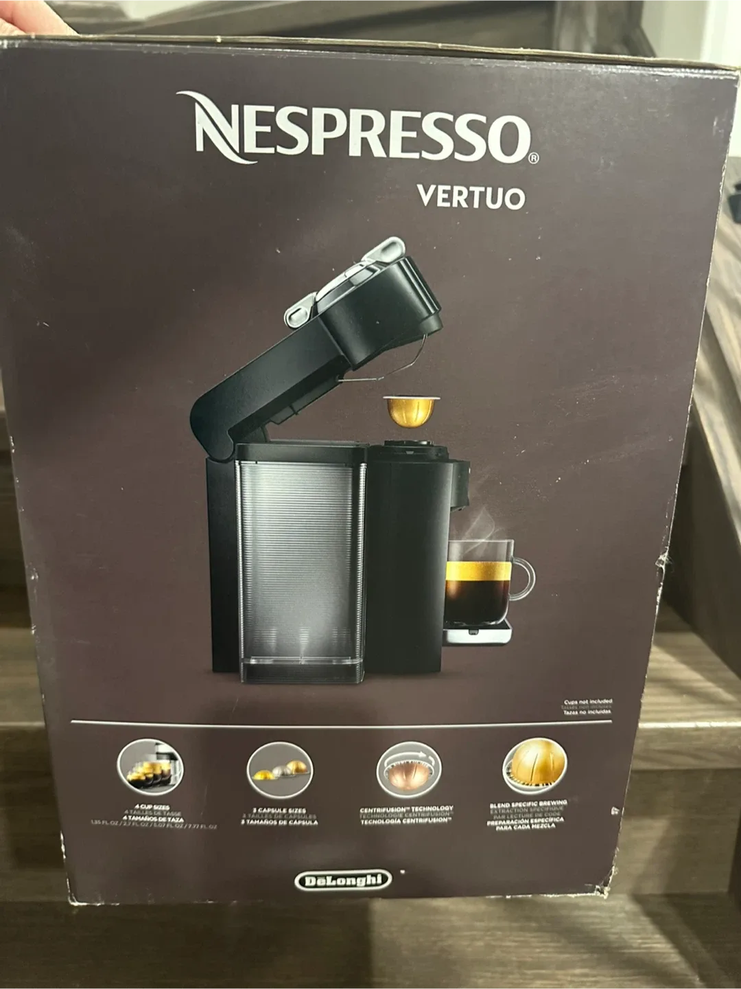 NEW Nespresso Vertuo Coffee Machine by DeLonghi image indicator(3)