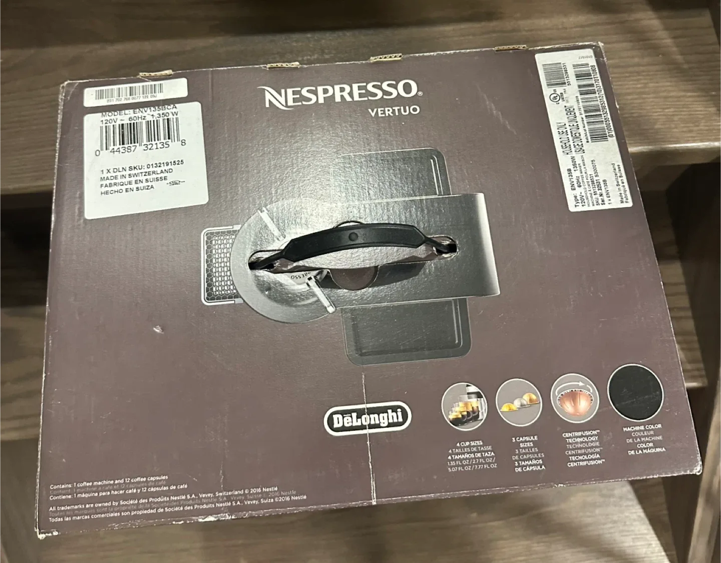 NEW Nespresso Vertuo Coffee Machine by DeLonghi image indicator(4)