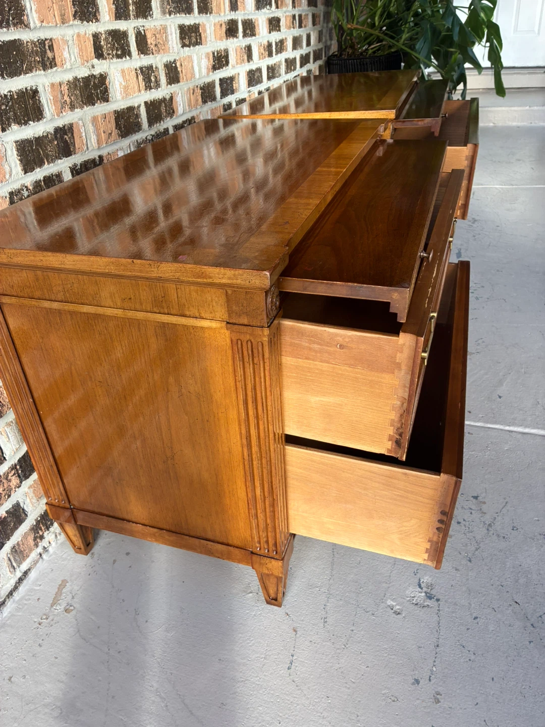 oversized mid century  modern side tables - photo 4