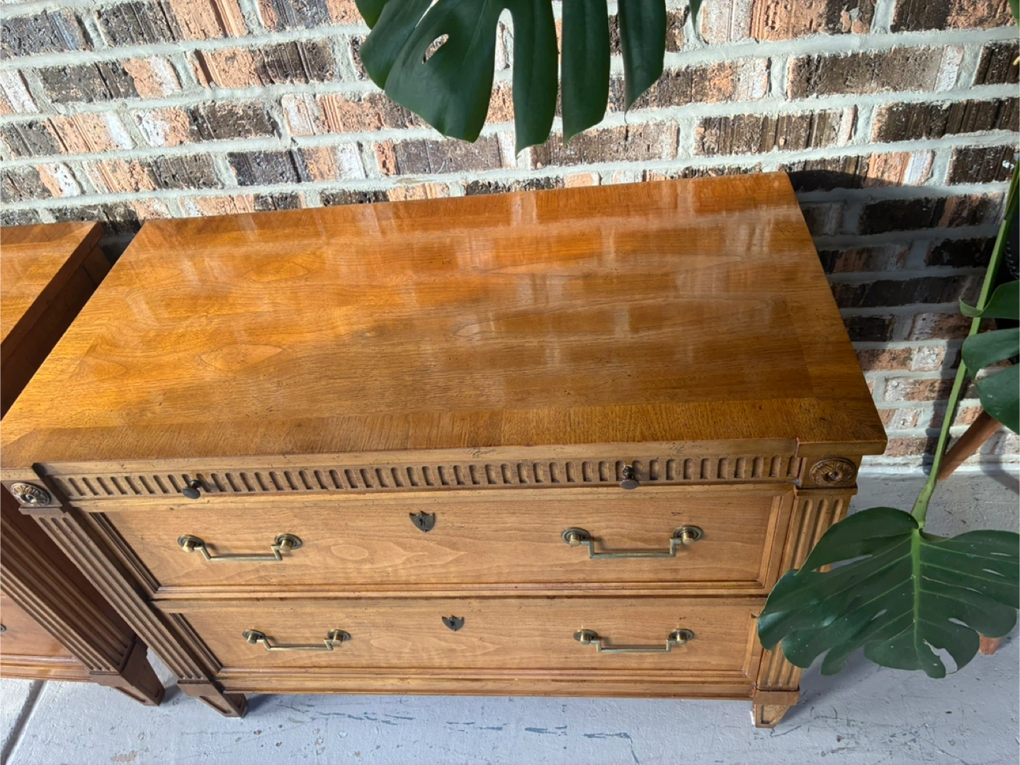 oversized mid century  modern side tables - photo 5
