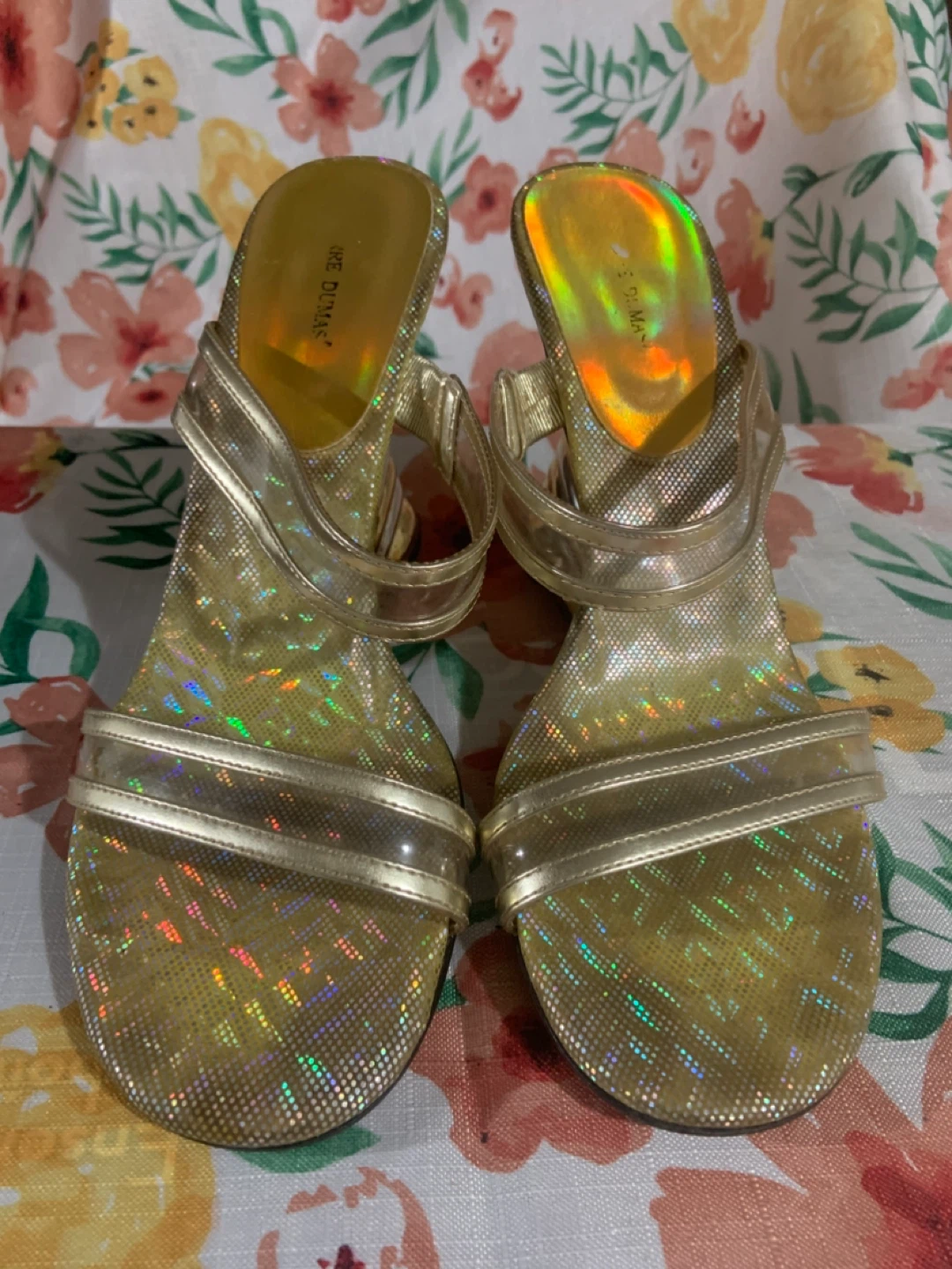 Gold Wedge Heels & Black Heels Bundle - photo 3