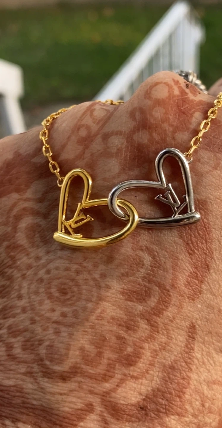 Gold & Silver intertwined Heart Bracelet - photo 4