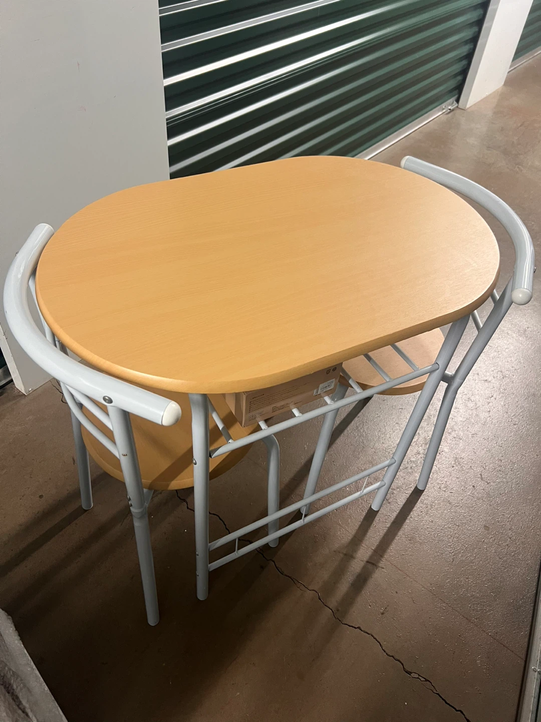 🥕Small Dining Table Set with Two Chairs
