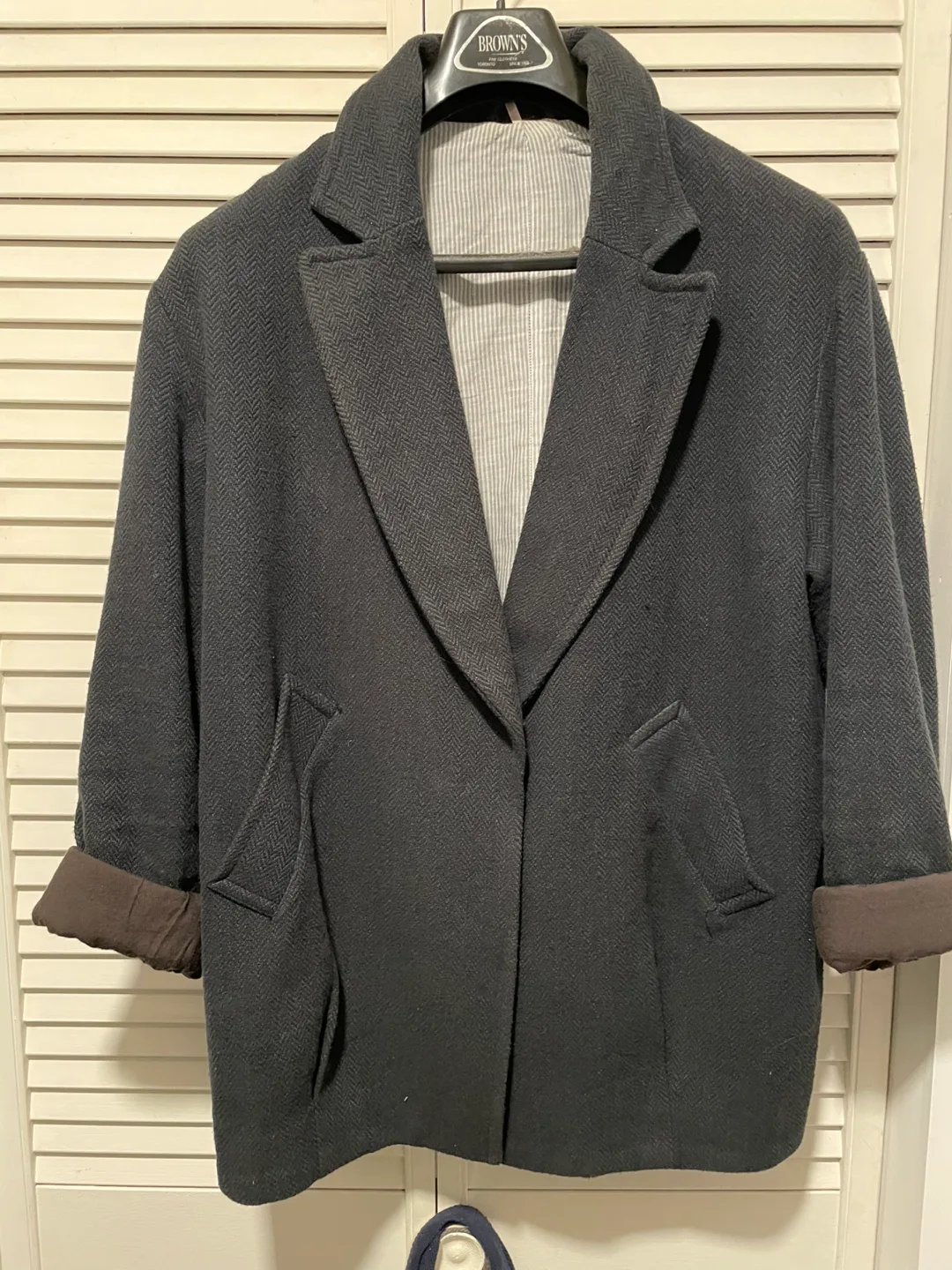 Free People Herringbone Jacket thumbnail