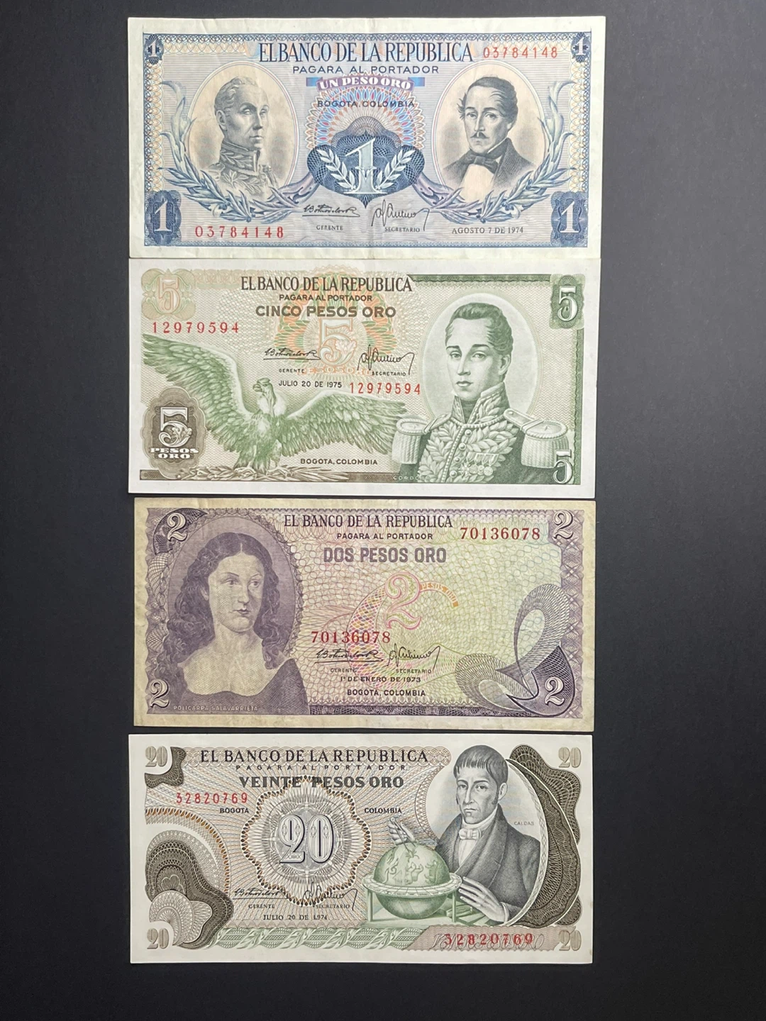 Colombian banknote pack