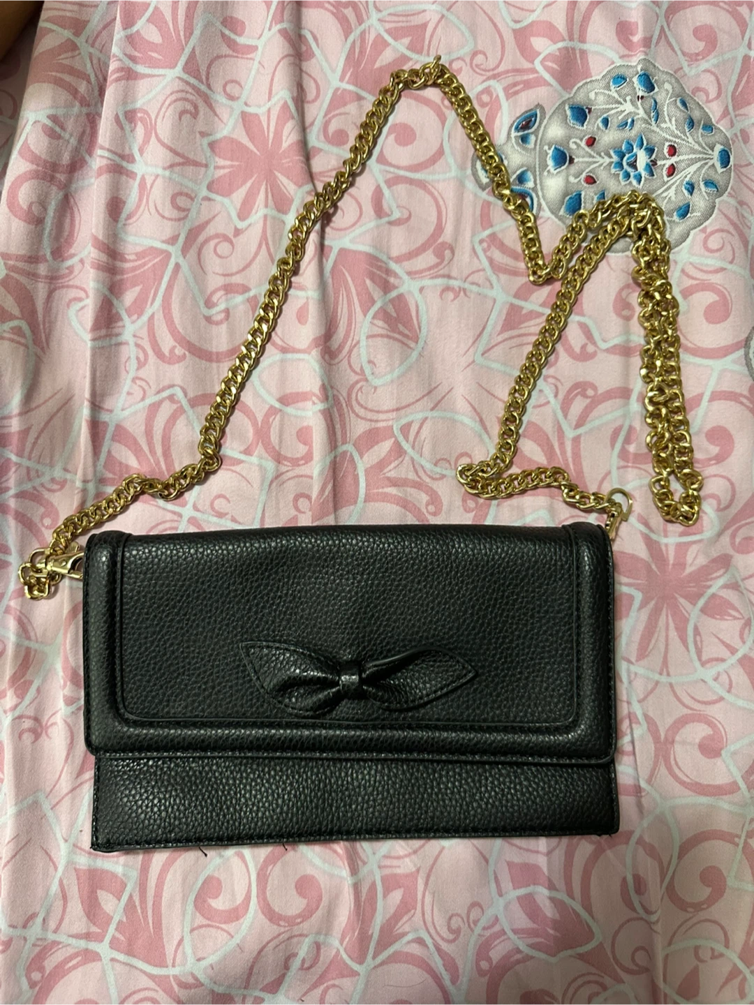 Call It Spring Black sling bag