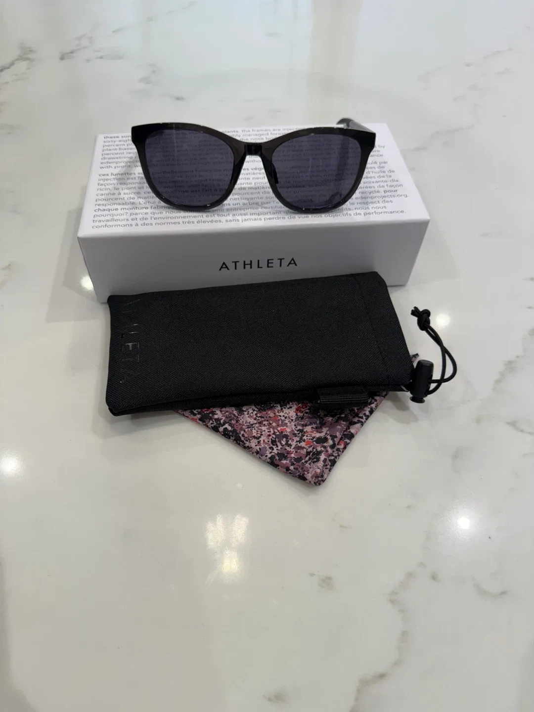 Athleta Sunglasses - Black - new in box