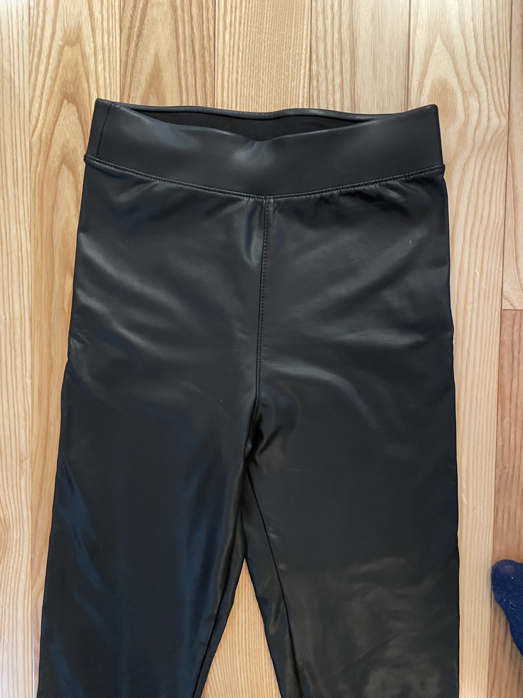 Black Faux Leather Leggings