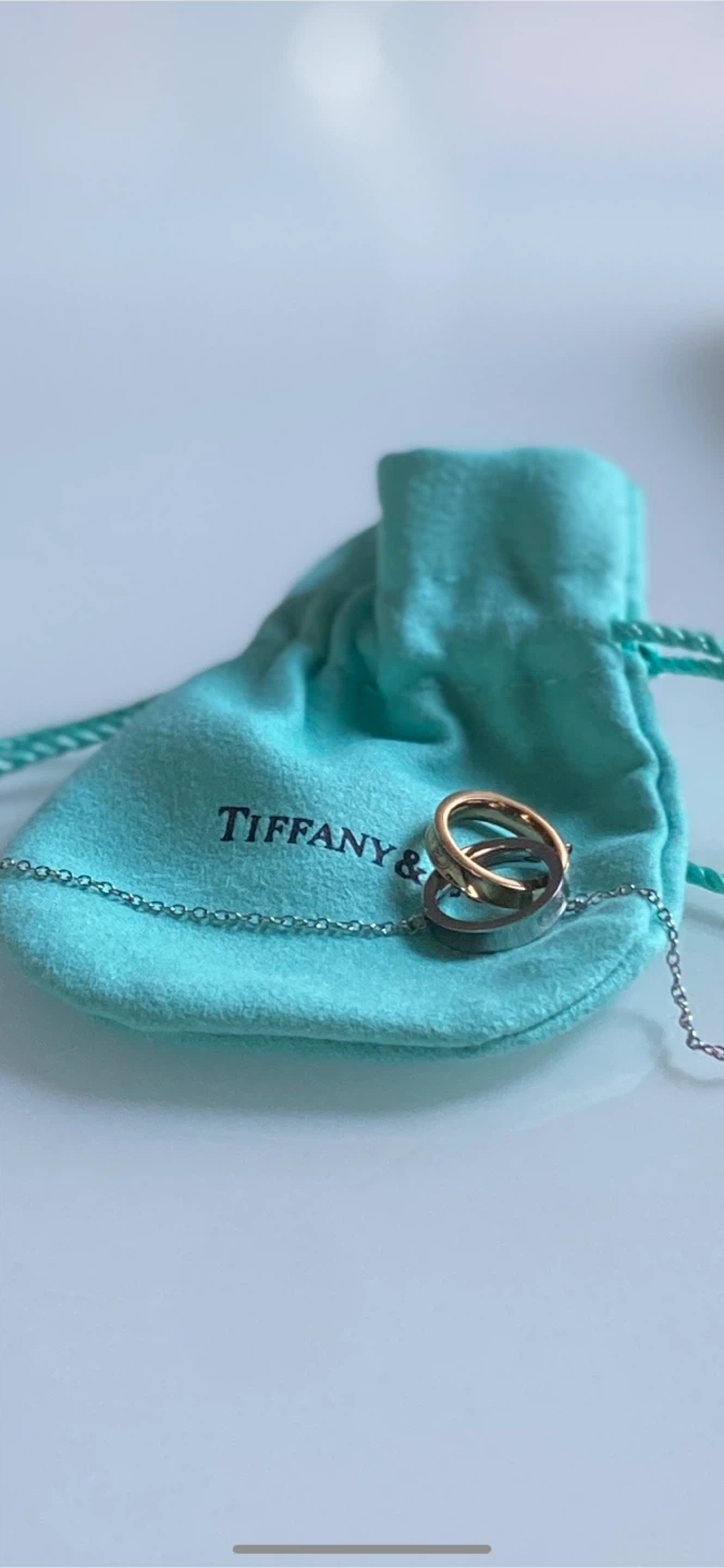 Interlocking Circles Pendant Necklace