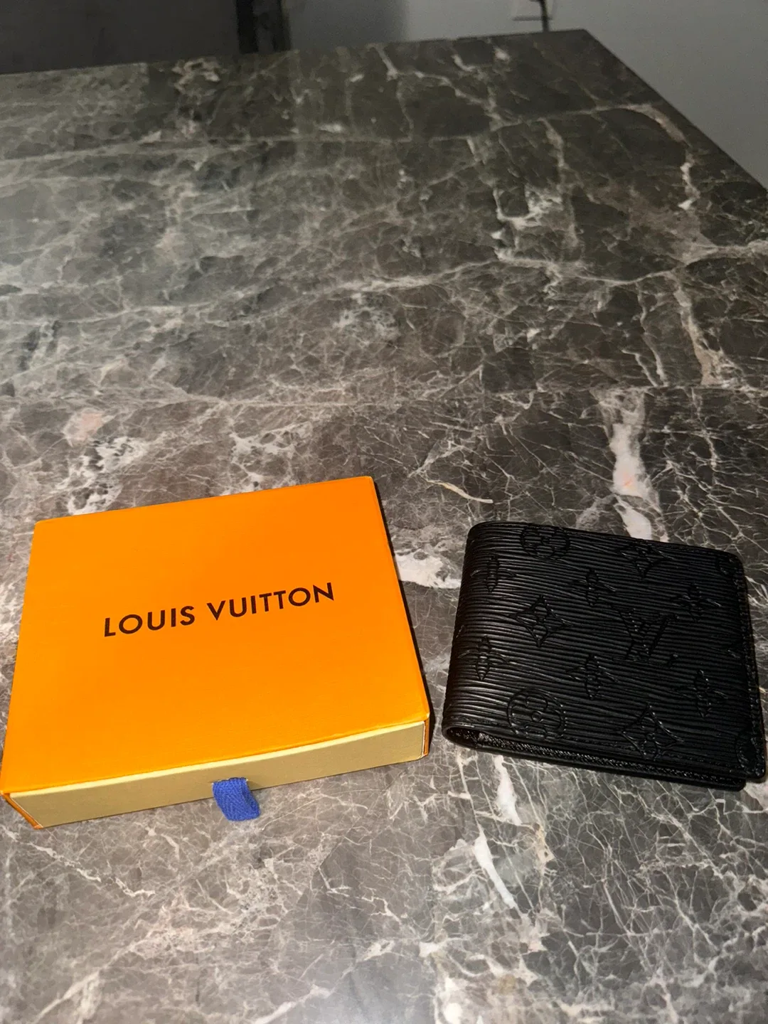 Louis Vuitton Black Leather Wallet thumbnail
