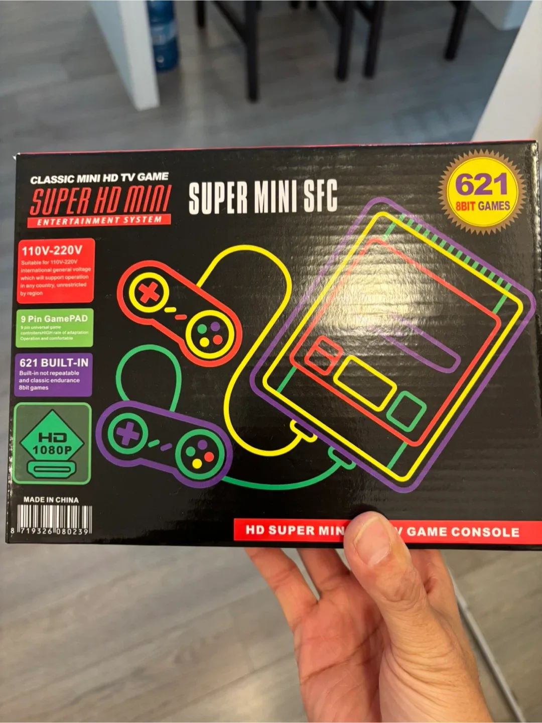 Super HD Mini SFC TV Game Console - 621 Games image indicator(2)