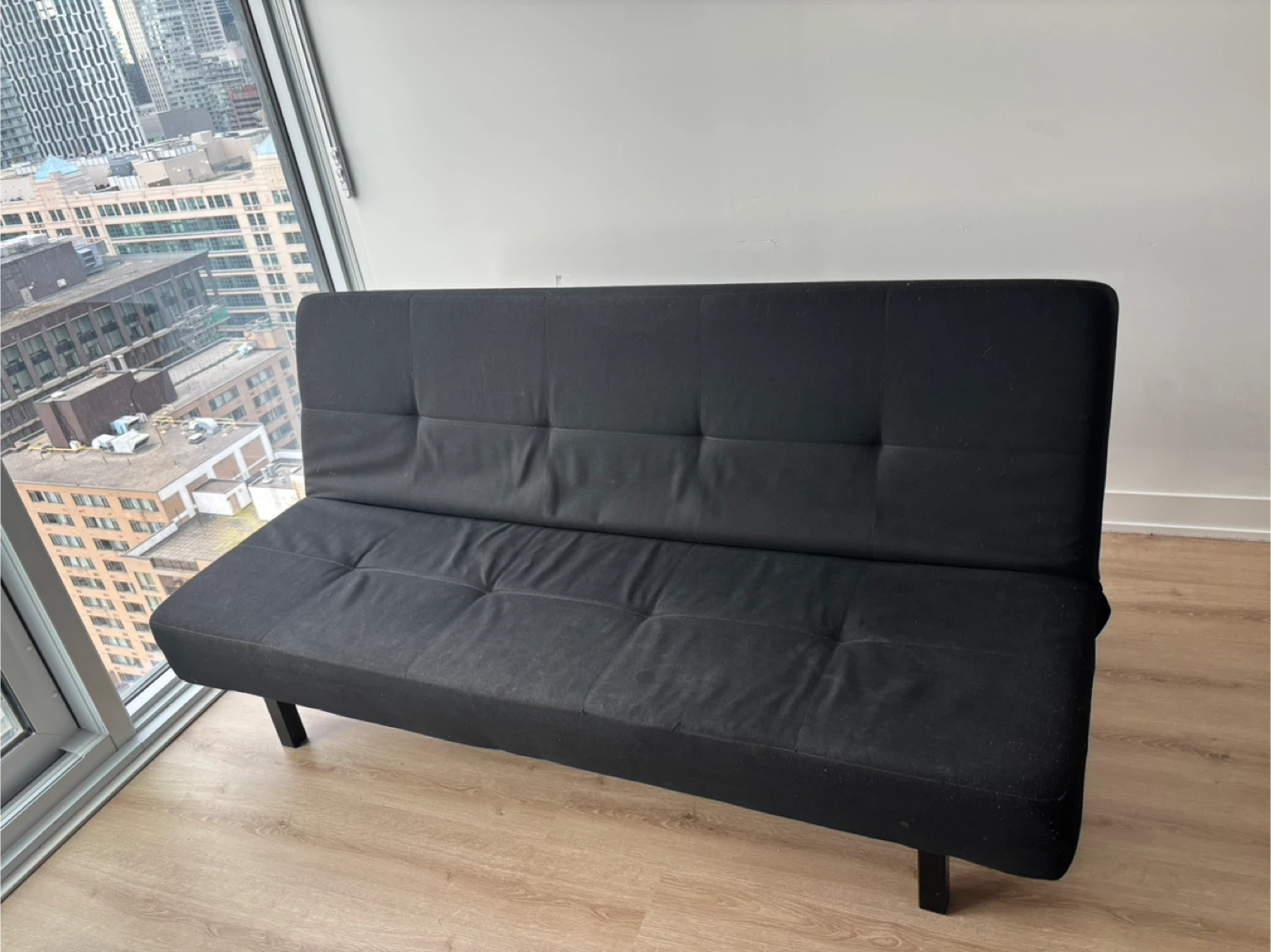 Black Futon Sofa Bed - Great Condition!