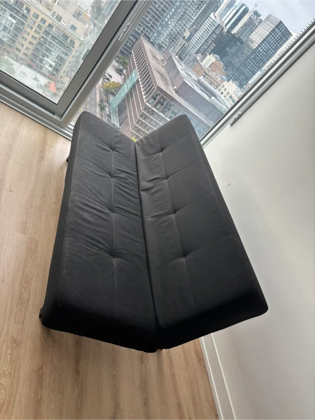 Black Futon Sofa Bed - Great Condition! image indicator(6)