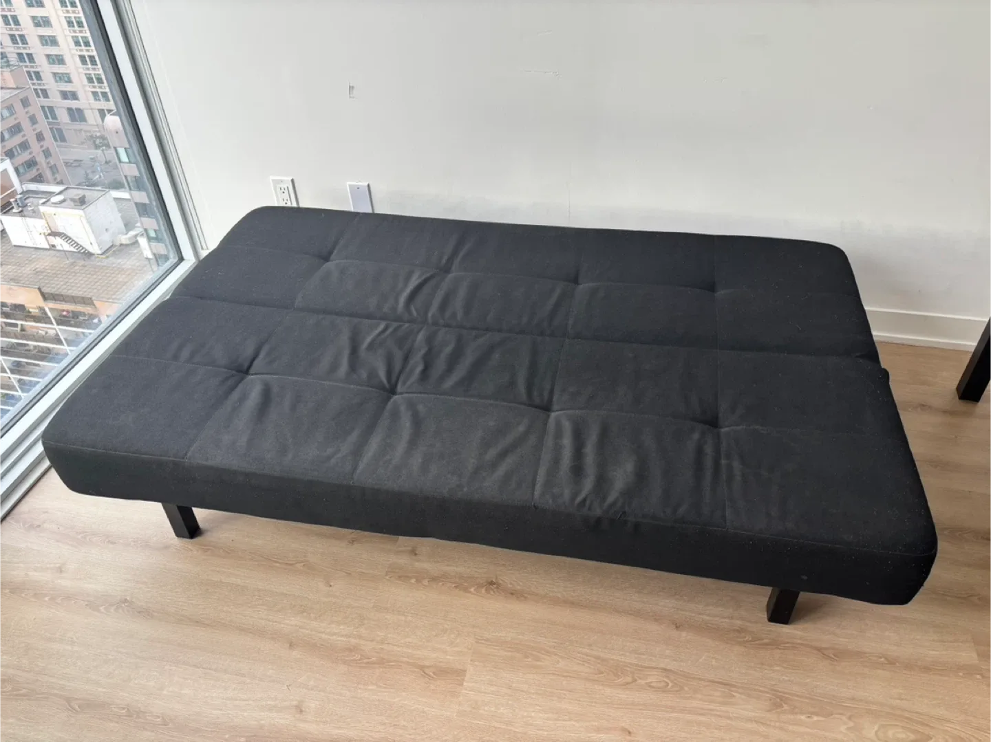 Black Futon Sofa Bed - Great Condition! image indicator(8)