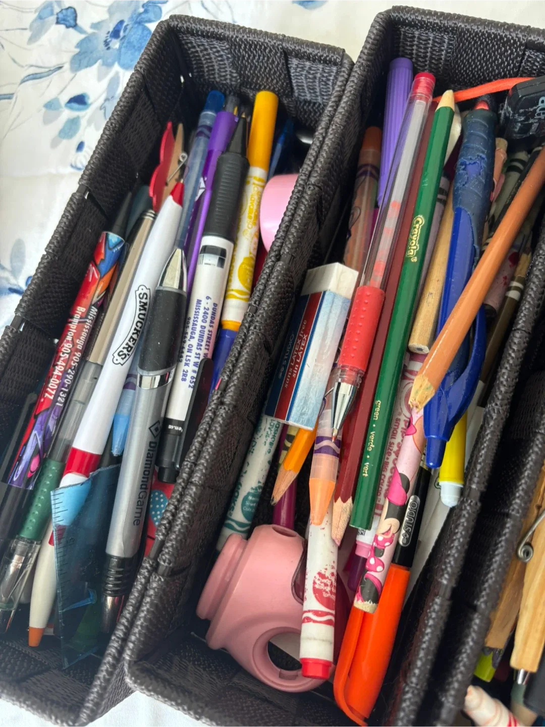 Mixed Lot of Pens, Pencils, and Markers, erasers image indicator(3)