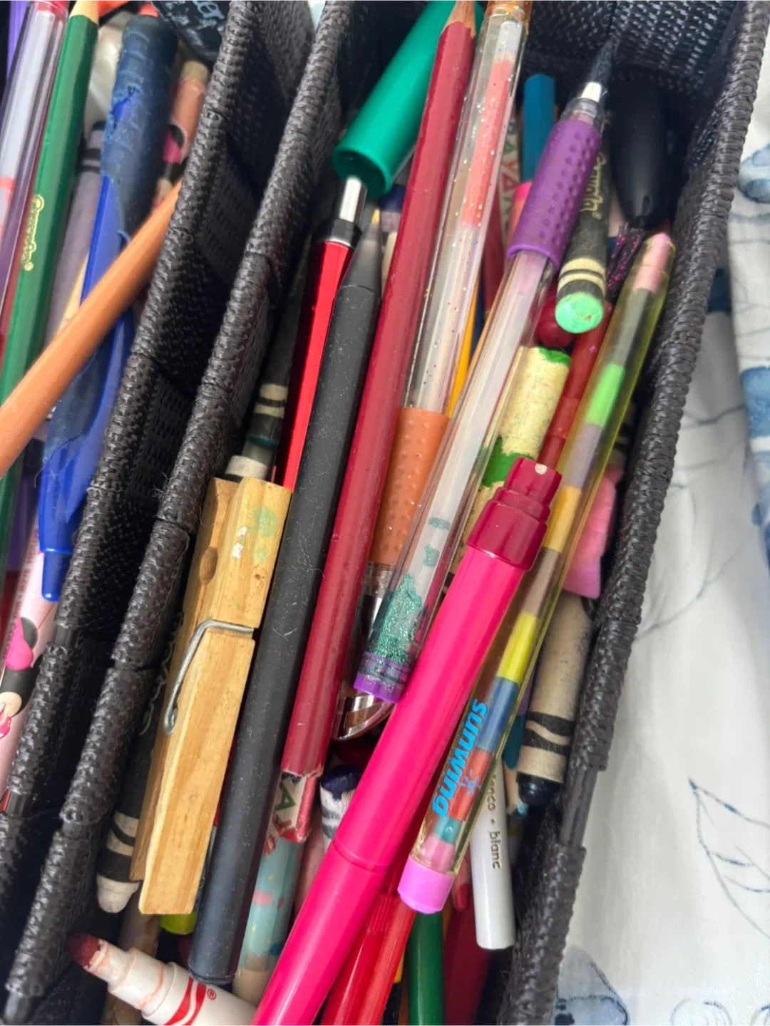 Mixed Lot of Pens, Pencils, and Markers, erasers image indicator(2)